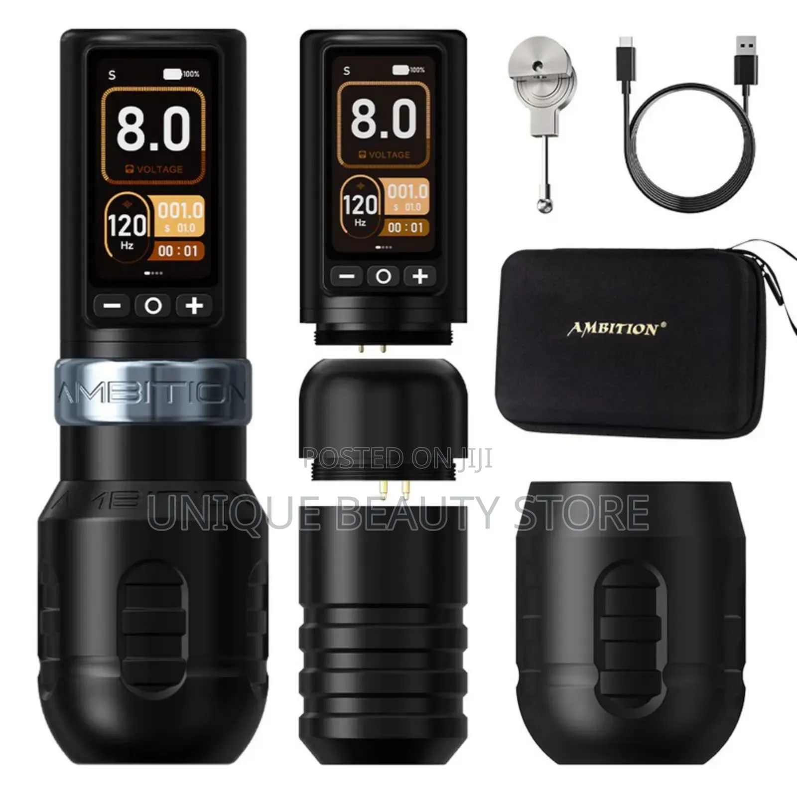 Wireless Tattoo Machine With Two Batteries