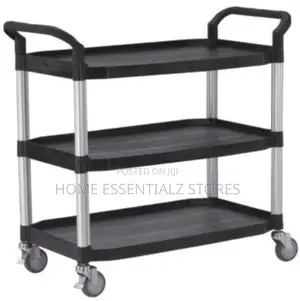 High Quality Plastic 3 Layers Food Trolley