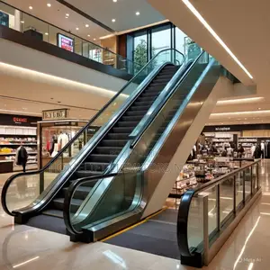 Escalators Inside Shopping Malls