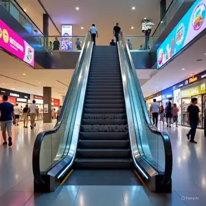 Moving Walkway Flat Escalators Airport