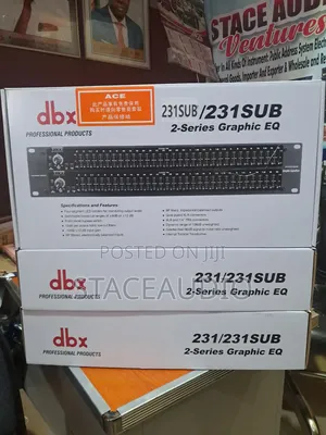 DBX Graphic Double Equalizer 31-Band Eq231 With Subout