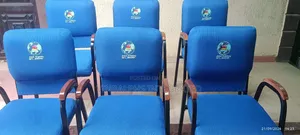 Customised Executive Church Chairs With Armrest And Logo