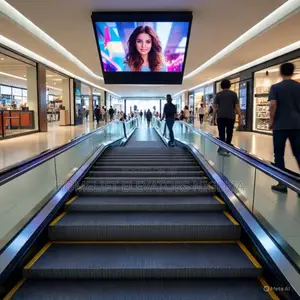 Outdoor Stainless Steel Moving Escalators Shopping Malls