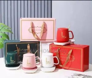 Electric Warmer Heating Mug With Coaster