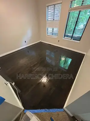 Studio Dark Wooden Flooring