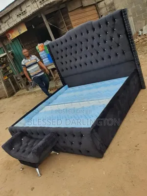 Standard Quality 6by6 Upholstery Bed Frame