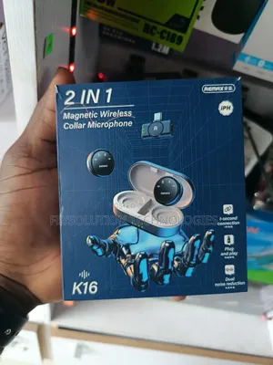 Remax 2-in-1 Magnetic Wireless Collar Microphone