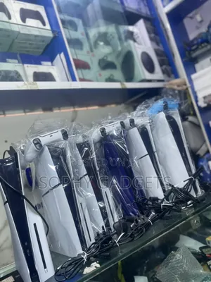 Uk Used Ps 5 Fat Slim With 2 Controllers and Games