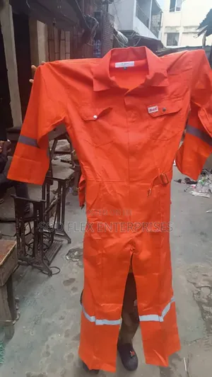 Orange Color Gown Imported Coverall