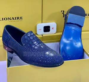 Blue, Brown, Ash, Classic Billionaire Leather Shoe