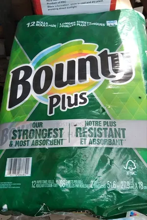 Bounty Plus Paper Towels 12 Rolls