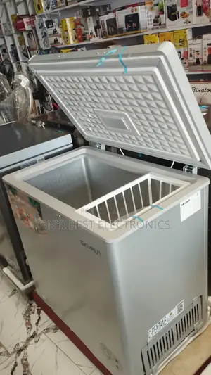 Skyrun 155 Litres Chest Freezer (Bd-155hnw) - Grey