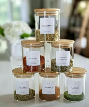 6pcs Spice Jar / Canister Set