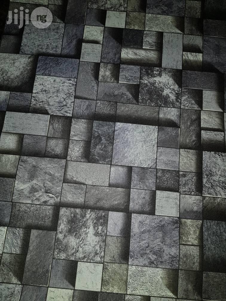 3D Panels Wallpaper Interior