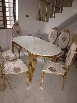 Golden Luxurious Dining Set