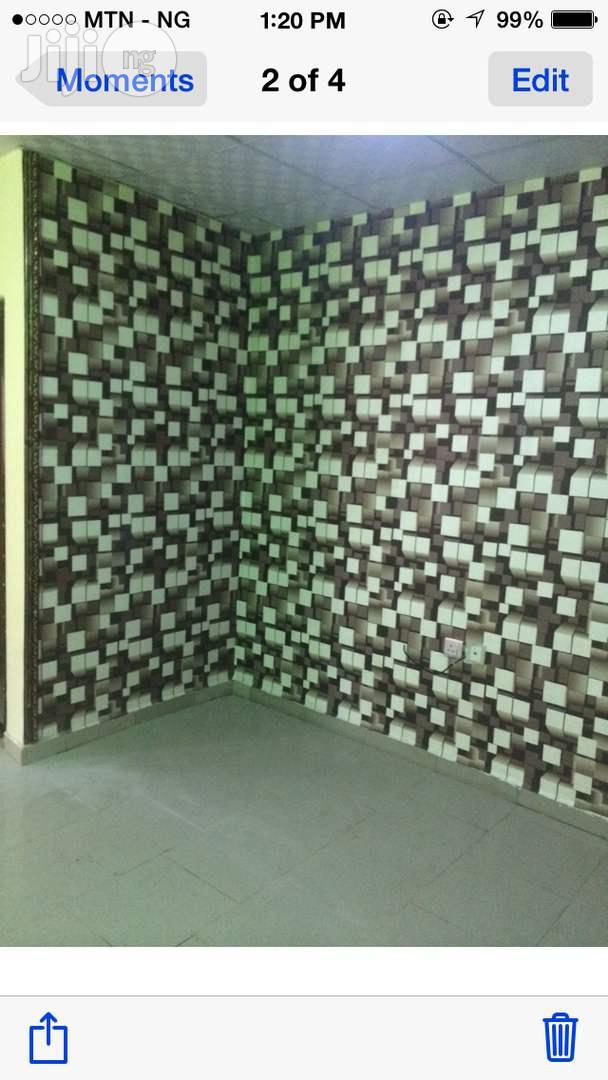 3D Panels Wallpaper Interior