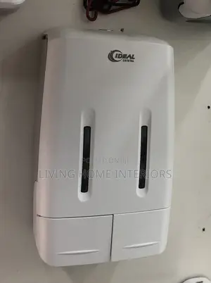 Ideal Crystals Manual Double Plastic Soap Dispenser
