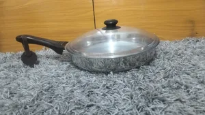 Fissler Weighty German Used Frying Pan With A Glass Lid.