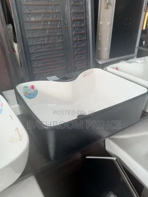 Black and White Counter Top Basin