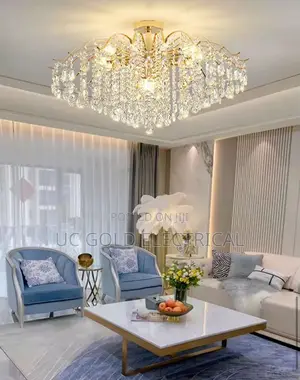 Modern Luxury Crystal Ceiling Chandelier for Living Room