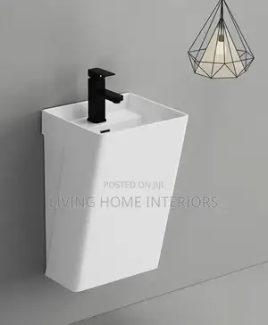 Luxury Suspended Basin With Mixer Tap