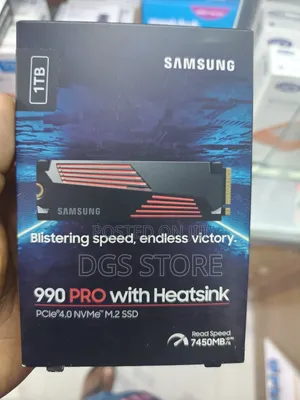 Samsung 990 Pro 1tb SSD Internal With Heatsink Pcle 4.0