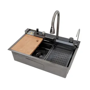 Luxury Stainless Steel Kitchen Sink With Accessories