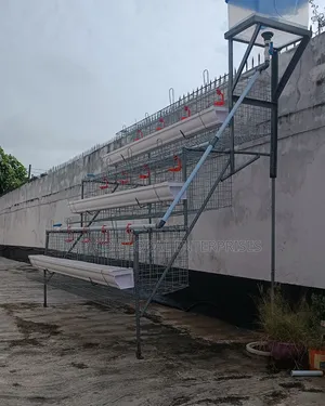 46 Birds Capacity Fence Side Cage