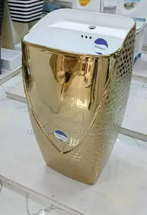 Gold Freestanding Dinning/Bathroom Washing Hand Basin