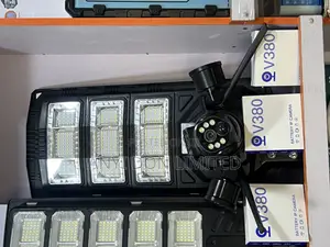 450w Solar Street Light 2in1 Double Lens CCTV