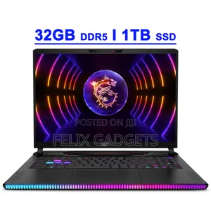 New Laptop MSI Raider GE68HX 13vi-202us 32GB Intel Core I3 SSD 1T