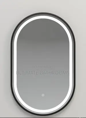 80x60cm Bathroom Mirror With Black Frame