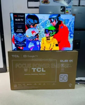 Original TCL Qled 50inches Google Tv Frameless Smart Aipq