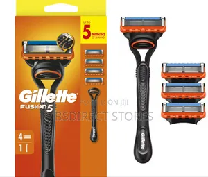 Gillette Fusion5 Starter Pack Razor With 4 Cartridge Blades