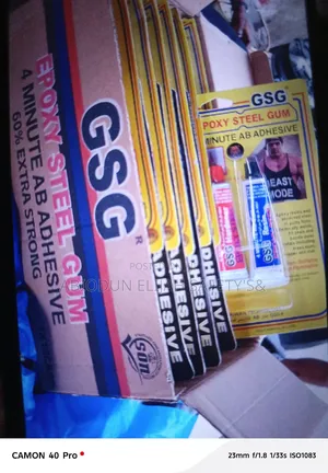 Original Quality G S G 4 Minutes Ab Adhesive Gum