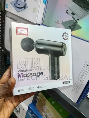 Earldom Et-v6 Mini Vibration Massage Gun - 1200mah - Black