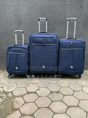 Swiss Polo 3-piece Luggage Set – Elegant Blue Edition
