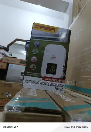 Qasa Wall Stabilizer 2000w – Plug Play Voltage Regulator