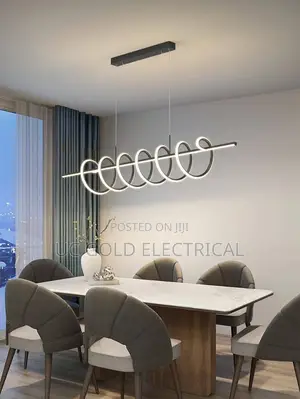 Modern Creative Spiral Led Pendant Light Living Dining Room