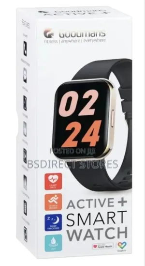 Goodmans Active+ Rose Gold Smart Watch - Heart Rate Monitor