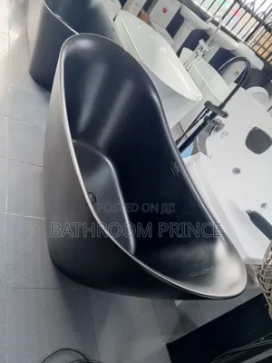 Matte Black Freestand Bathtub