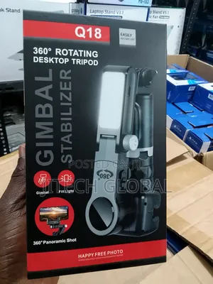 Q18 Gimbal Stabilizer With Smart Tracking Mode - Selfie Stic
