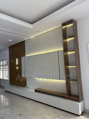 Glossy Television Console