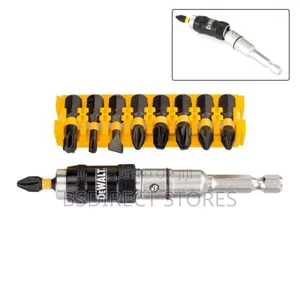 Dewalt Extreme Impact Torsion Bit Set With Holder 10 Piece
