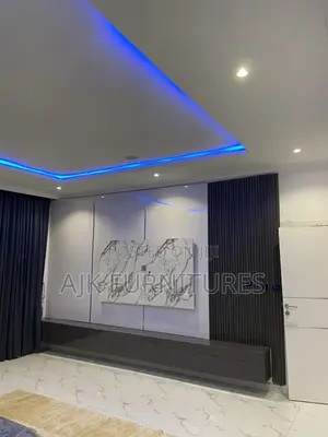 Glossy Television Wall Console Unit