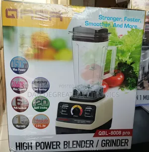 Qasa QBL-8088 Pro High Power Heavy Duty Blender Grinder