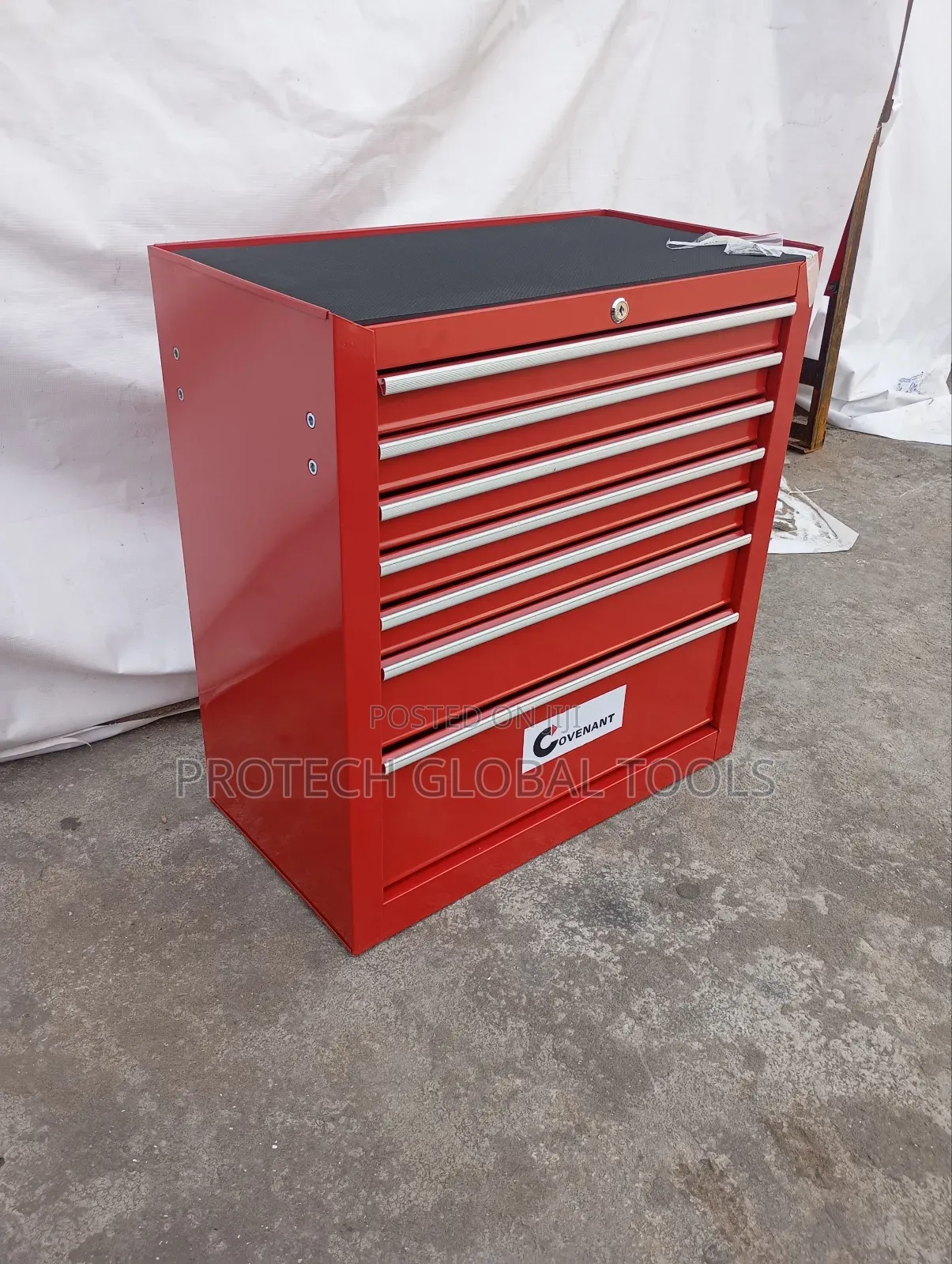 7 Drawers Empty Trolley Tools Box