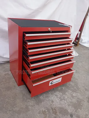7 Drawers Empty Trolley Tools Box