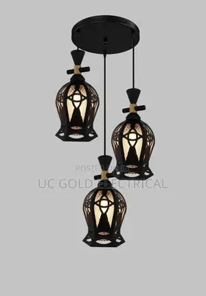 Modern Led Pendant Light Iron Hollow Metal Cage Pendant Lamp