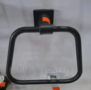 Black High Quality Napkin Towel Holder
